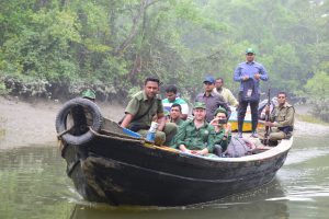 Going to the plot in Sundarbans