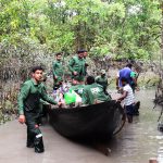 Difficulty of identifying plot center in Sundarbans