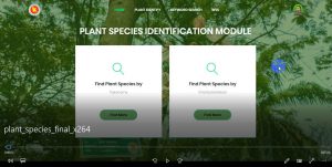 BFIS Plant Species Identification Module’s video tutorial